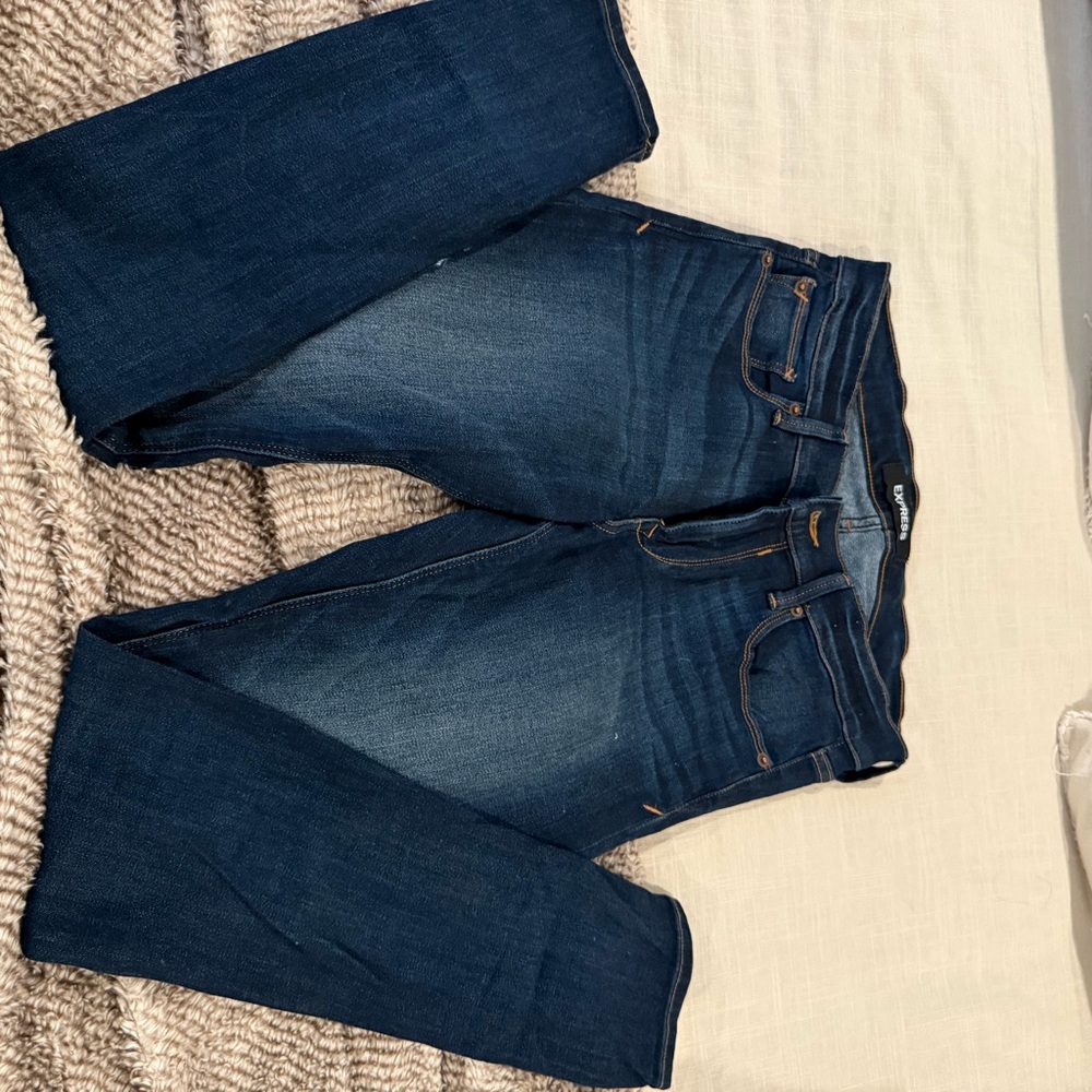 Express Dark Indigo Women's Skinny Jeans